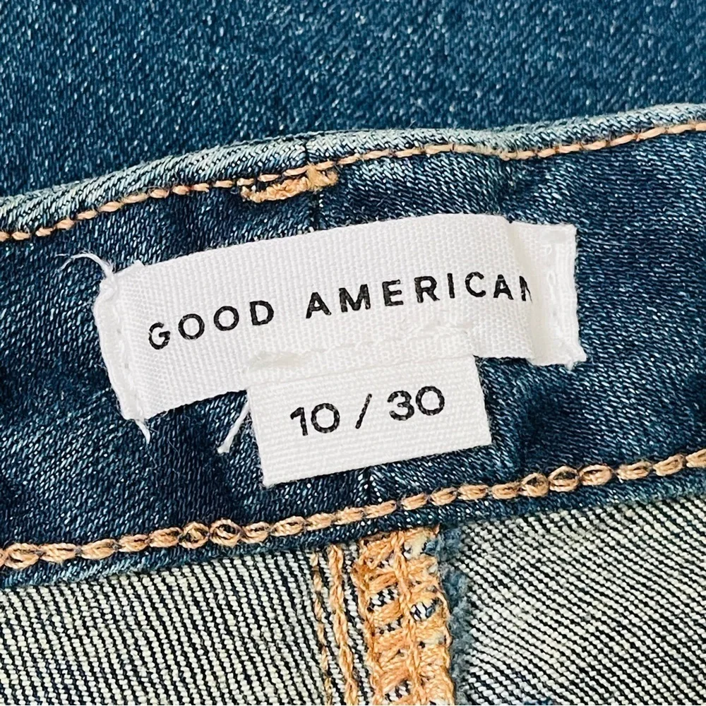 Good American Good Legs High Rise Skinny Jeans Super Stretch- Dark Blue - Picture 10 of 15